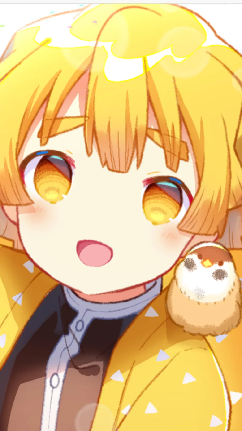 ai character: Baby zenitsu  background