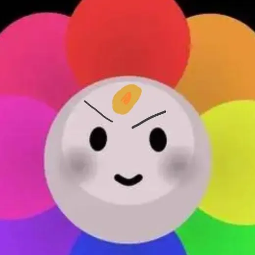 chat with ai character: rainbow flower 2