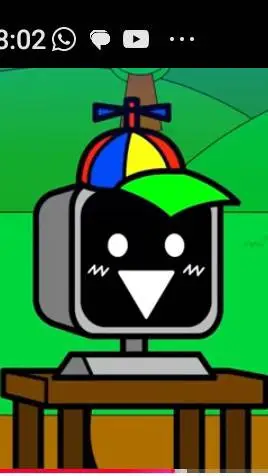 ai character: mr fun computer  background