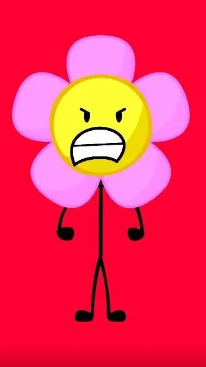 ai character: flower  background