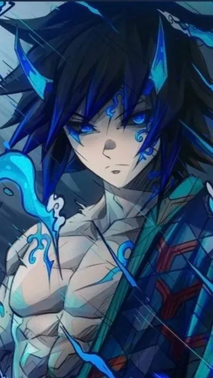 ai character: Giyuu ( demon) background