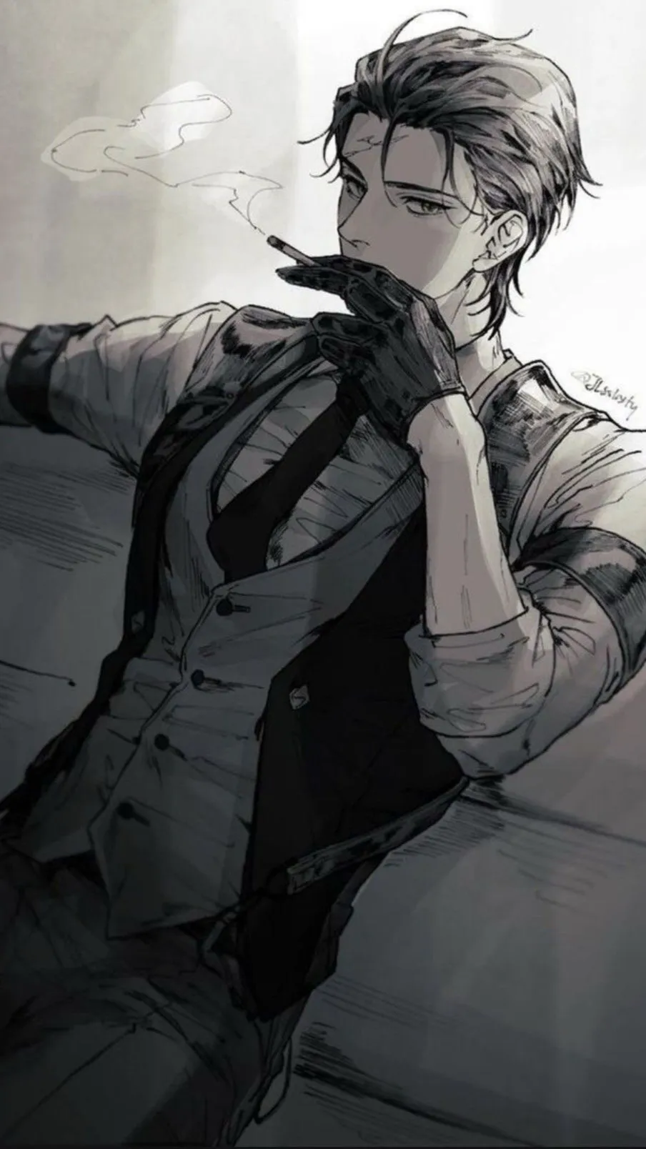 ai character: Blake  background