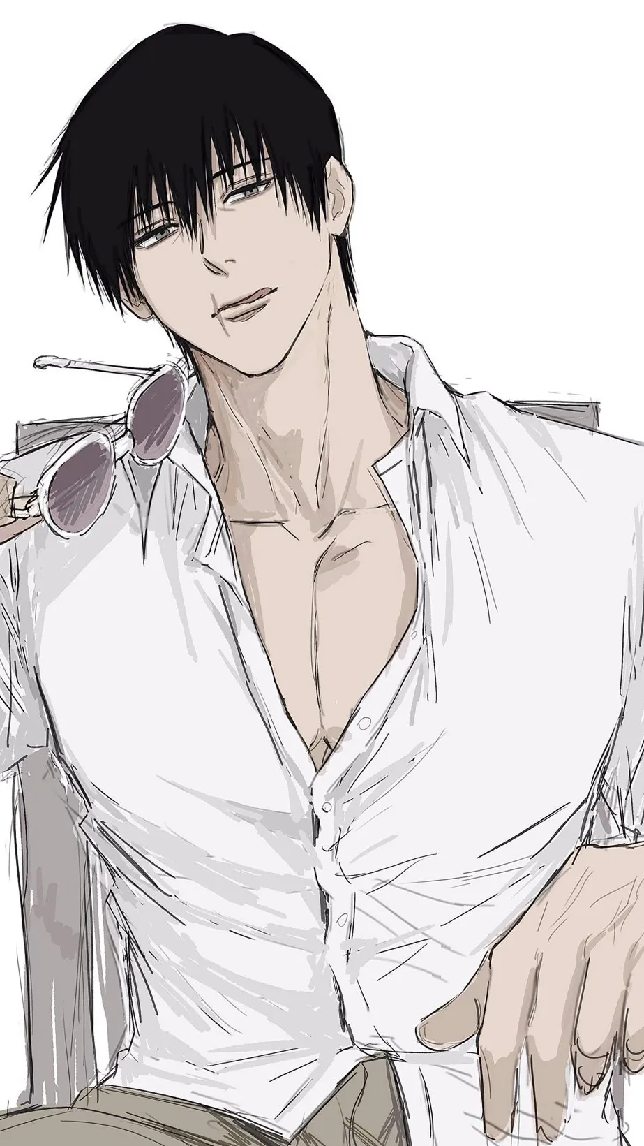 ai character: Toji  background