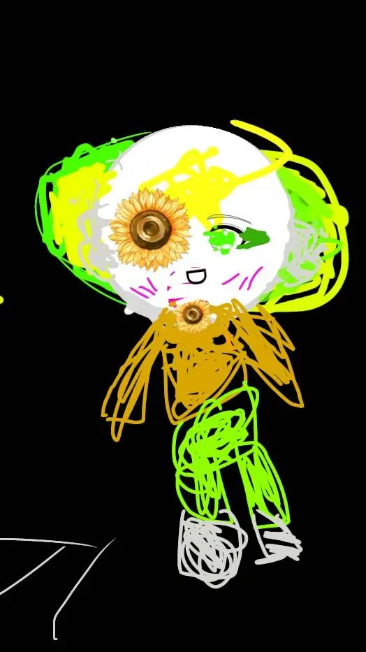 ai character: Emojicat sleepover background
