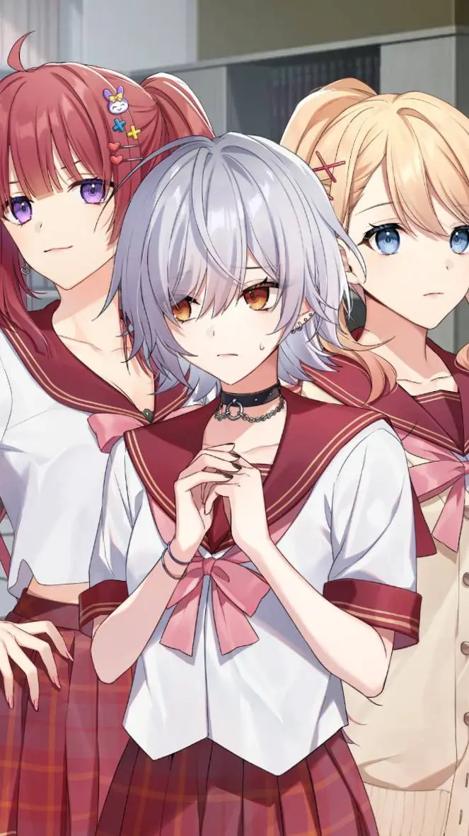 ai character: Sweet school background