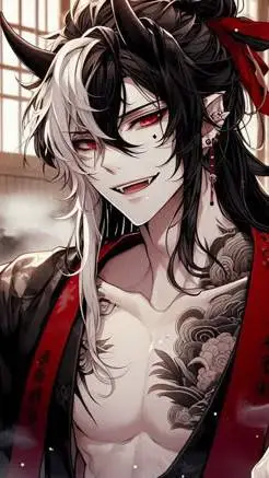 ai character: Demon. background