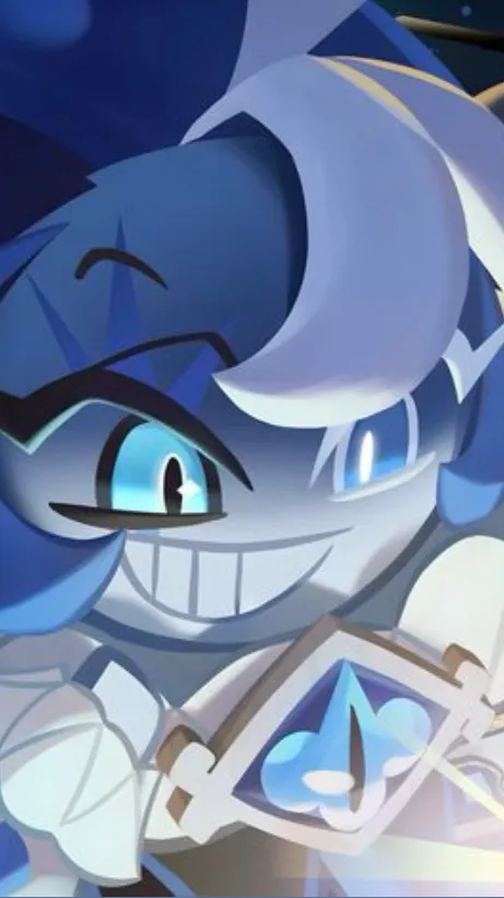 ai character: Shadow milk cookie background