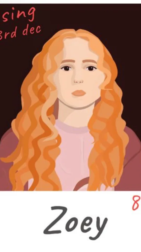 ai character: Zoey Leonard. background