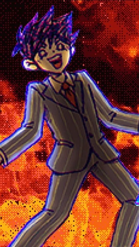 ai character: Bossman Hero background