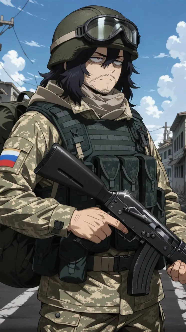 ai character: саша фсб background
