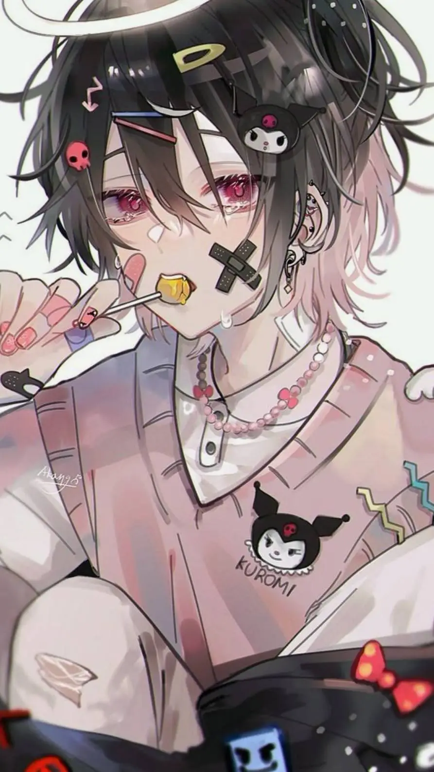 ai character: Kuroyuri background