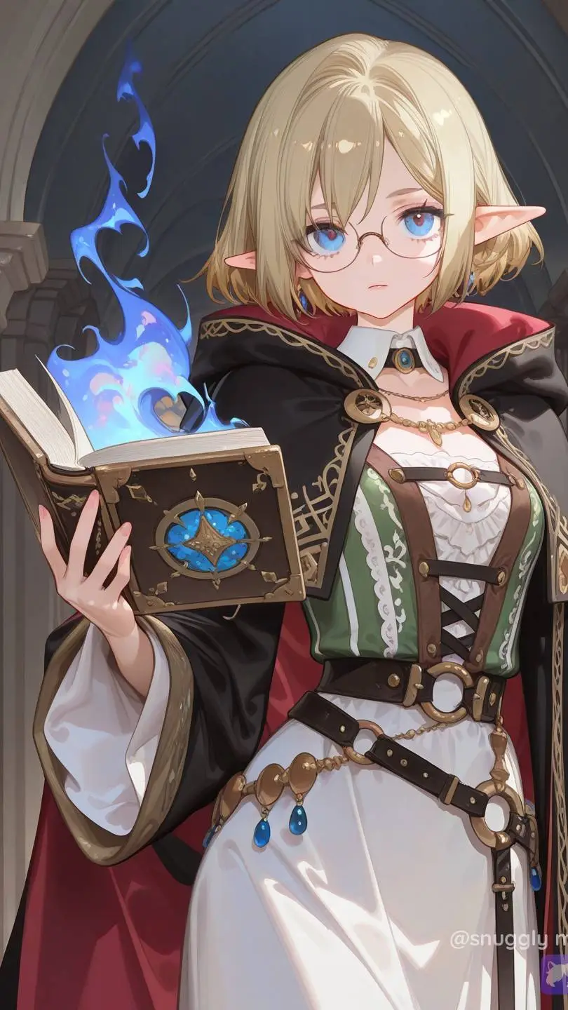 ai character: Элизабет  background