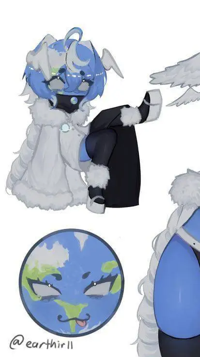 ai character: земля background