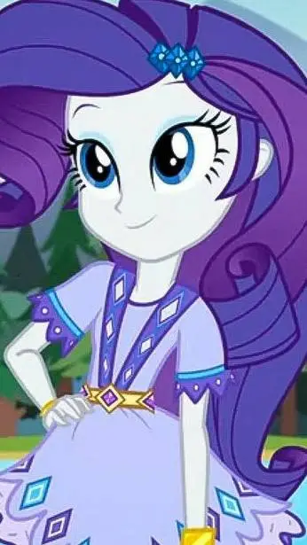 ai character: Rarity background