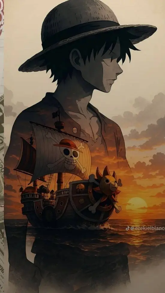 ai character: one piece background