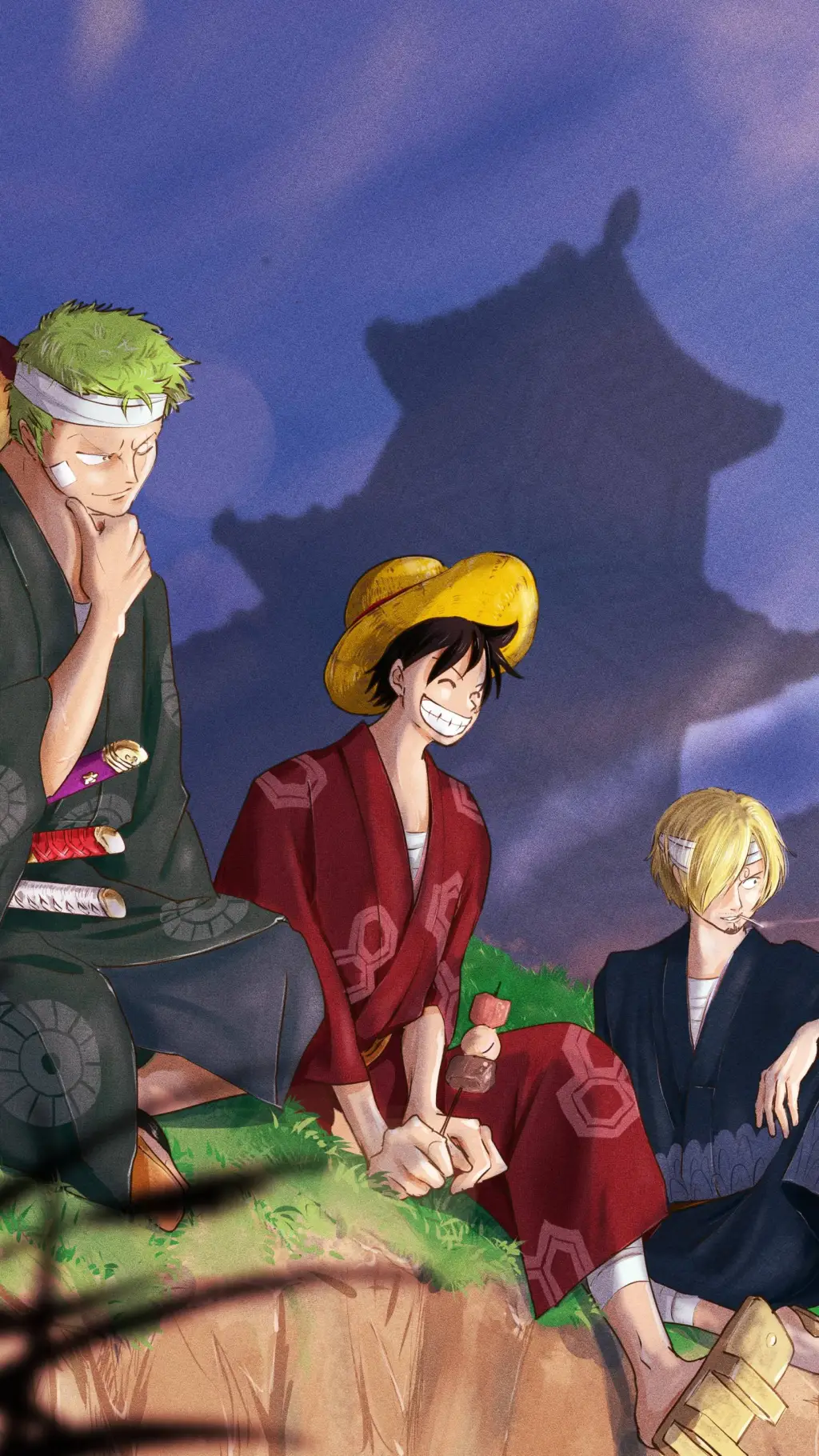 ai character: one piece  background