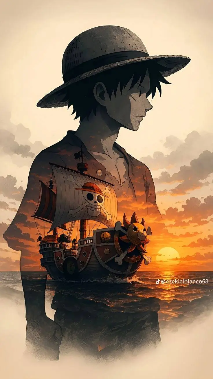 ai character: one piece background