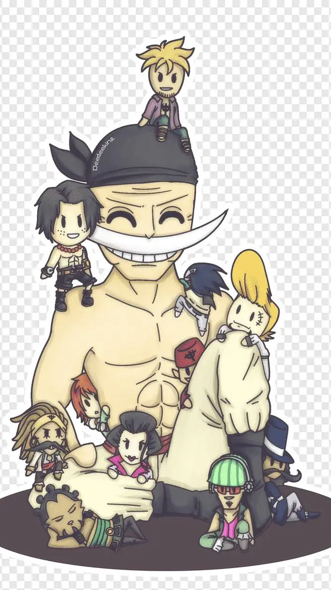 ai character: WHITEBEARD COMFORT background