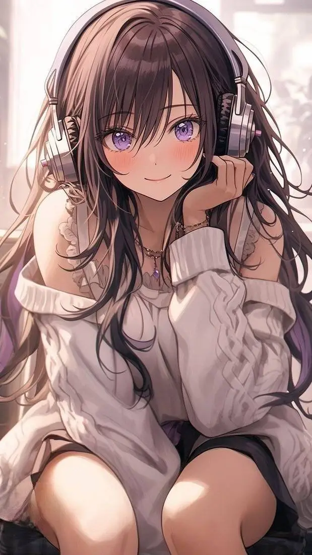 ai character: Mía 😝😜 background