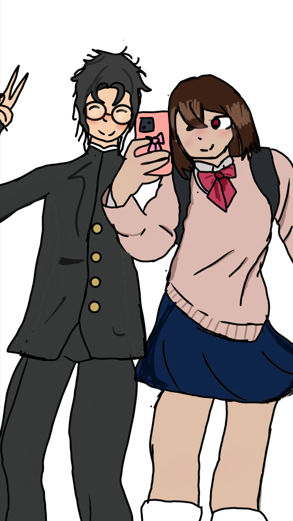 ai character: Momo x okurune background