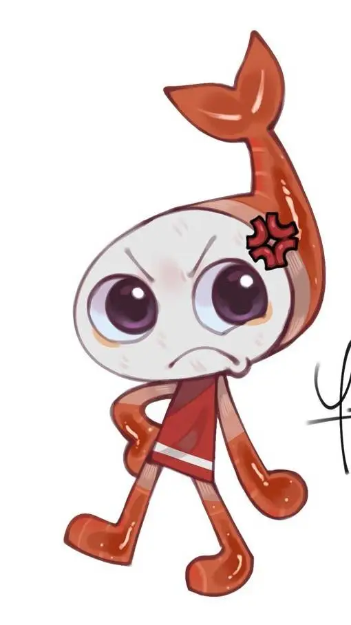 ai character: 🍤Shrimpo el pana💢 background