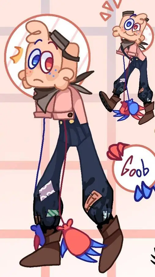 ai character: ❤☆°~Goob~°☆💙 background