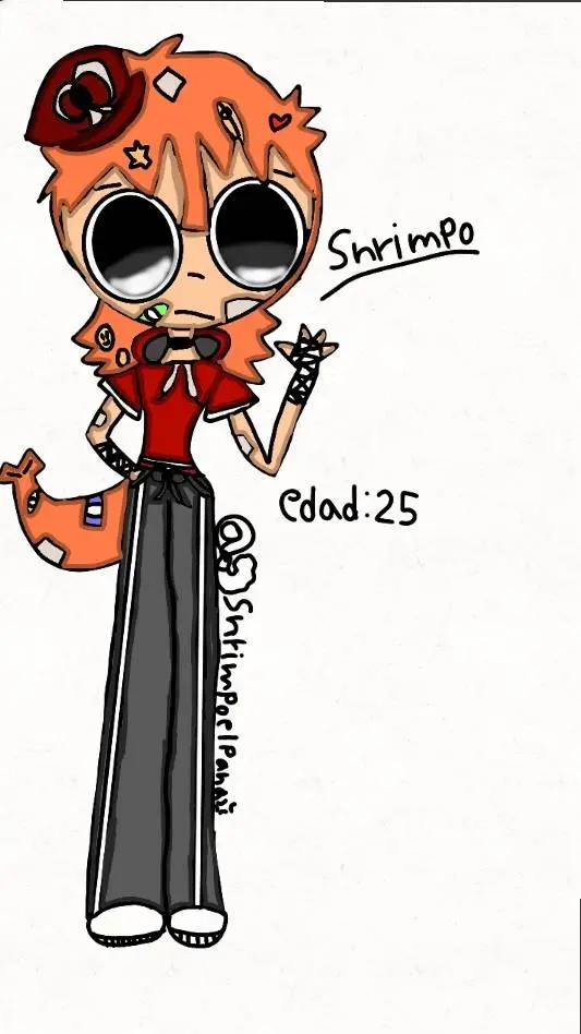 ai character: Shirimpo humano💢🍤 background