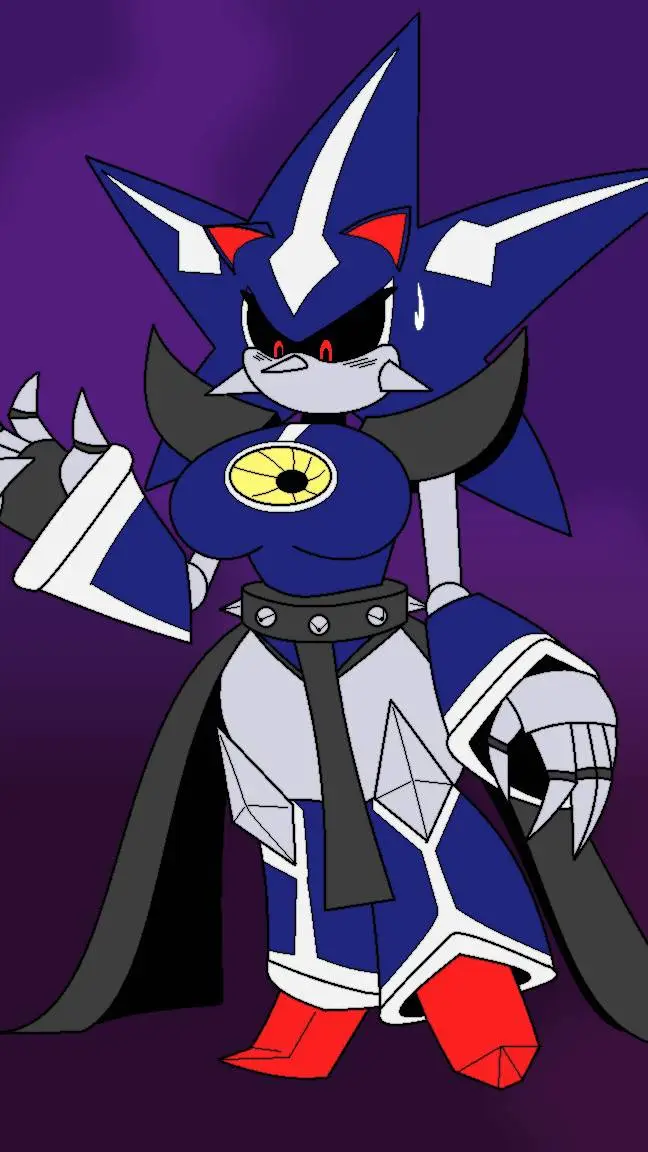 ai character: metal Sonic fem background