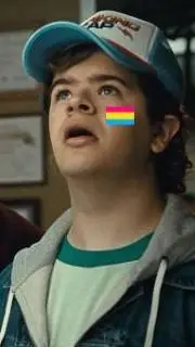 ai character: Dustin..  background