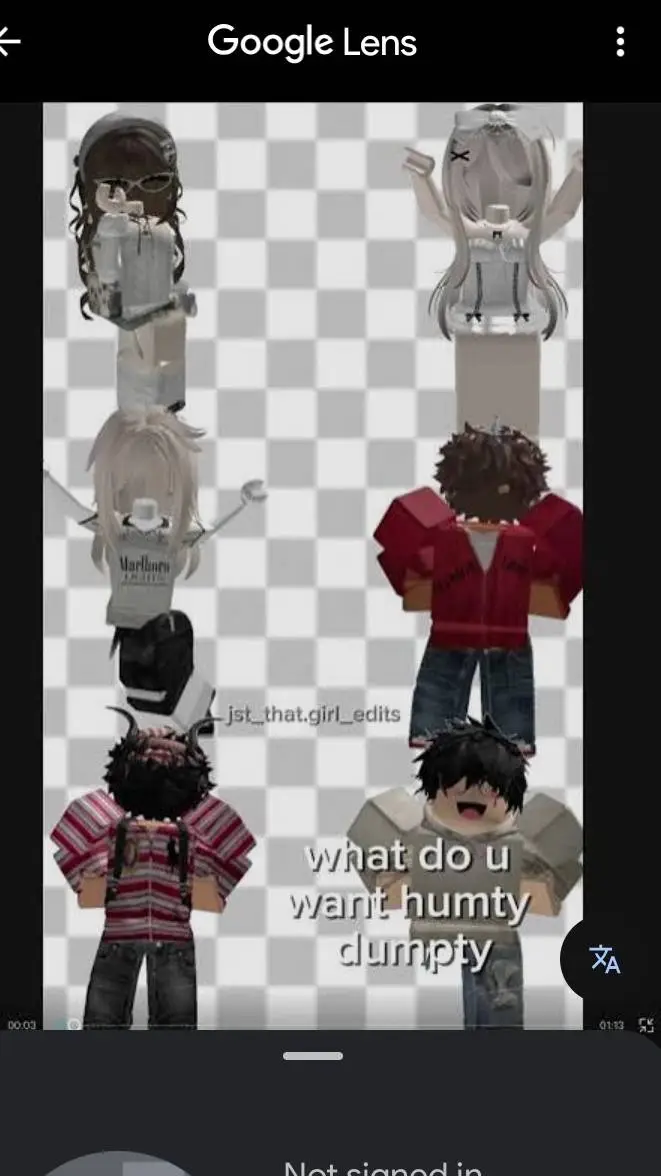 ai character: Roblox GC!!! background