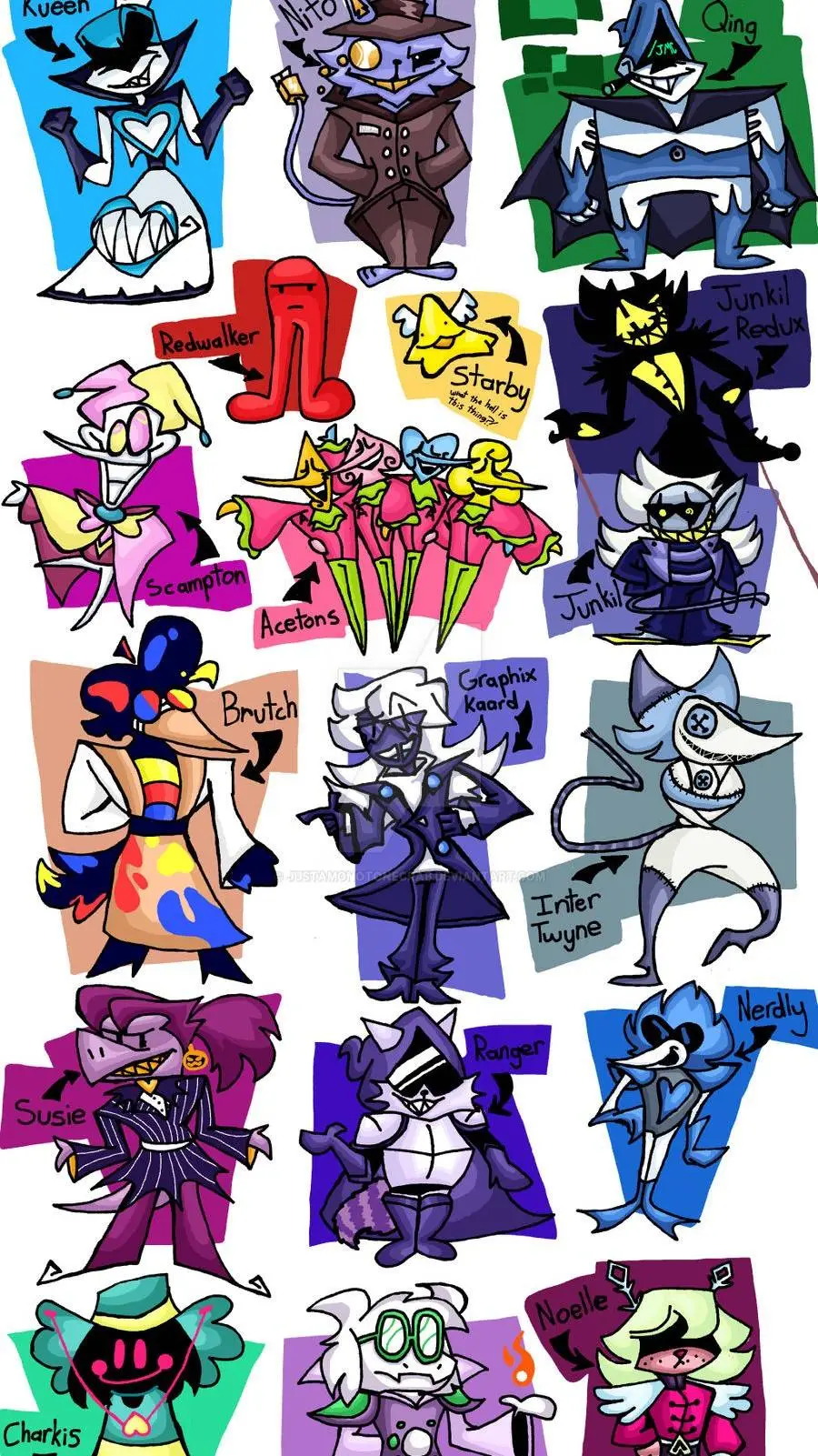 ai character: deltarune au rp background