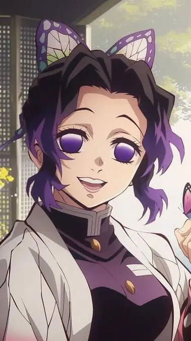 ai character: shinobu kocho  background