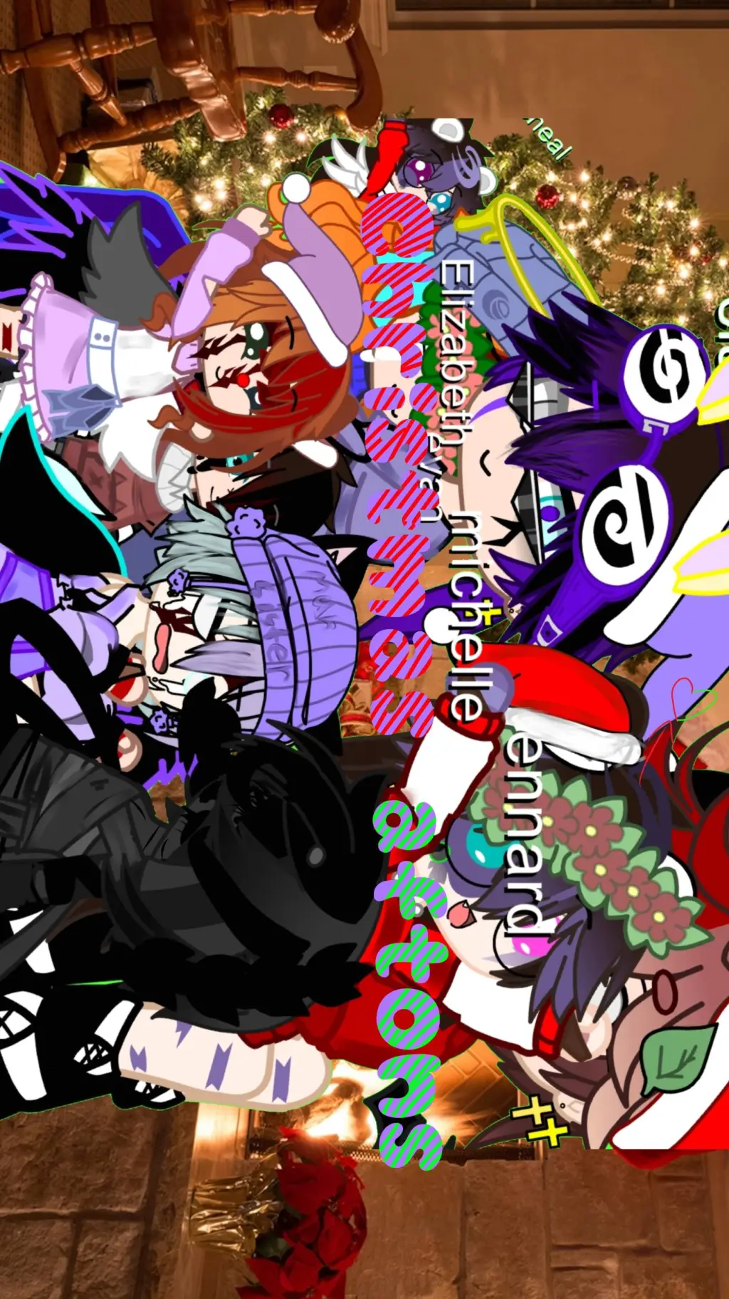 ai character: noacheal Christma🎄 background