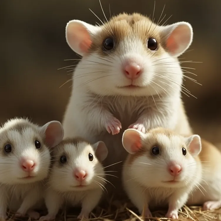 chat with ai character: familia hamster 