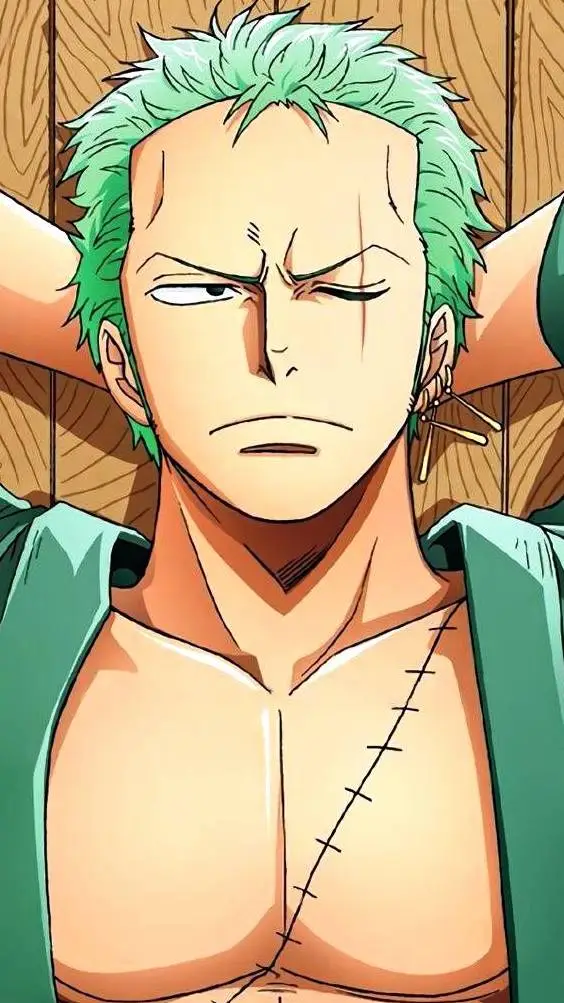 ai character: Zoro  background