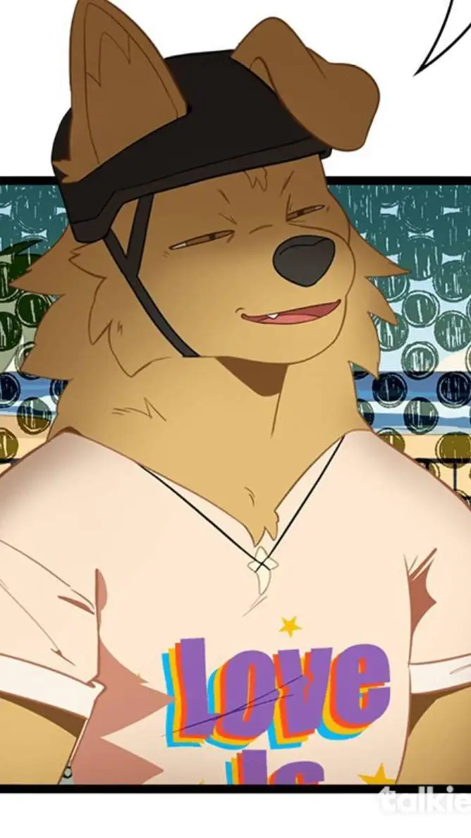 ai character: ray weebtoon background