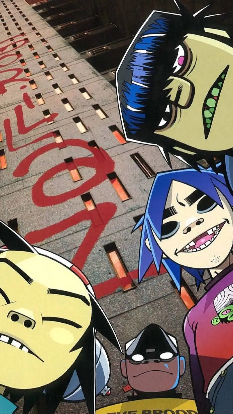 ai character: Gorillaz  background