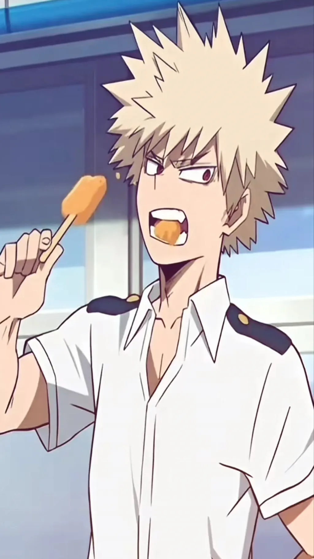 ai character: Bakugo  background