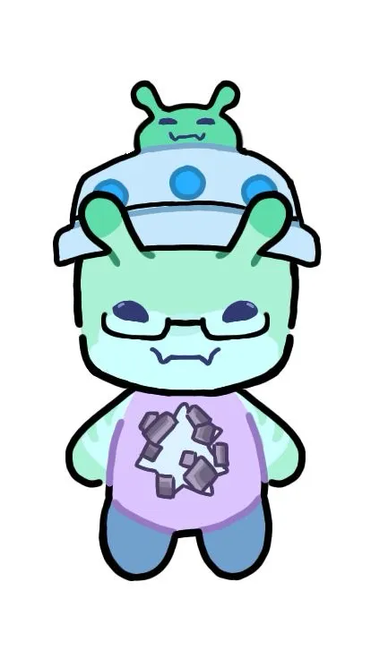 ai character: ☆-007n7- background