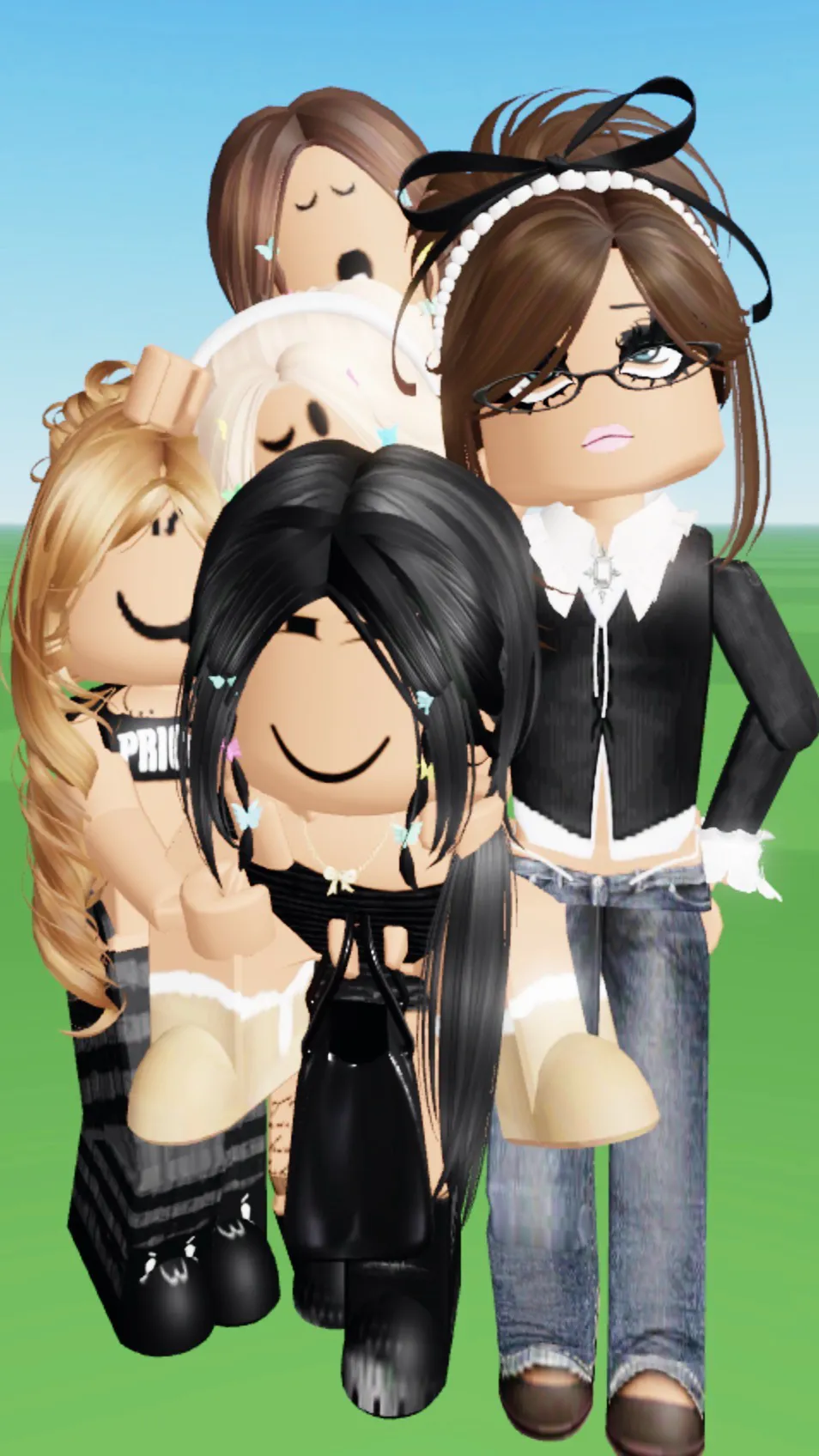 ai character: All girl family! background