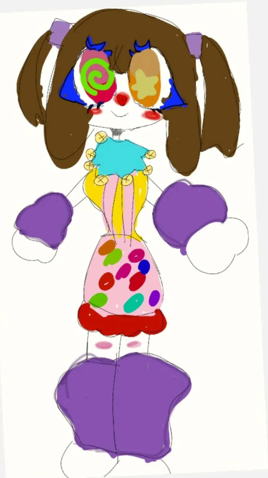 ai character: La creadora background