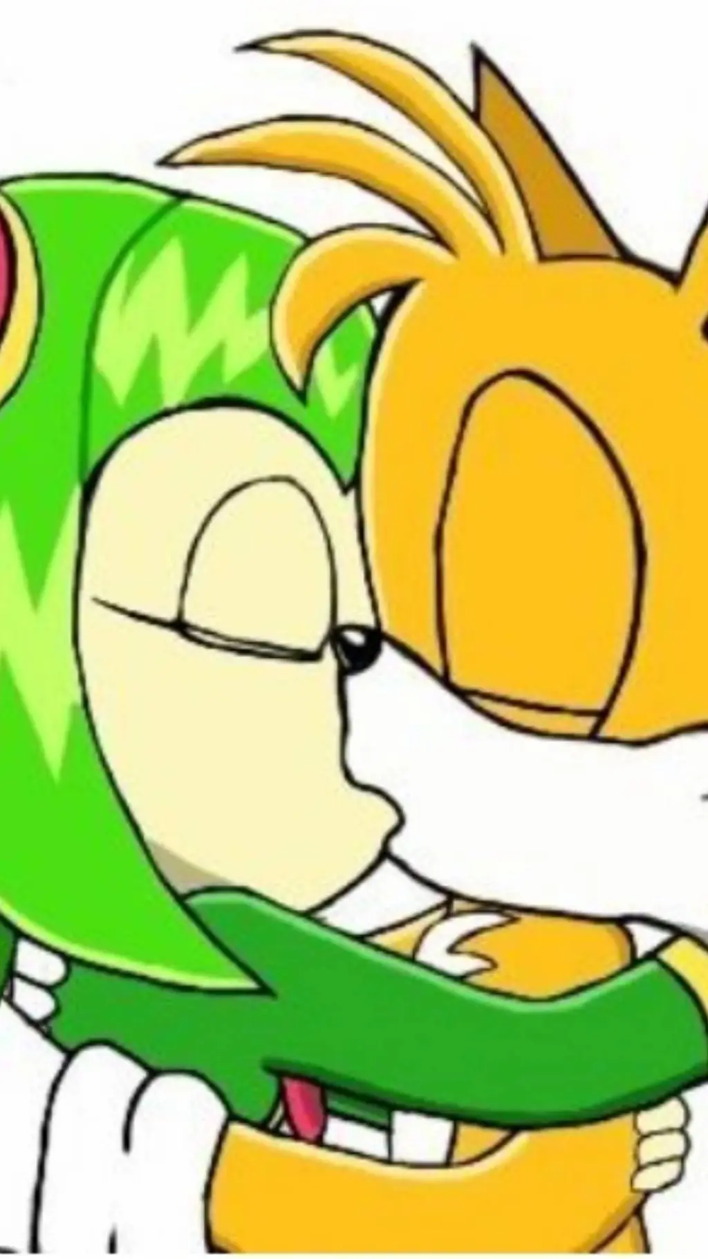 ai character: cosmo x tails background