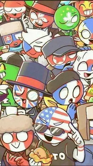ai character: Countryhumans  background