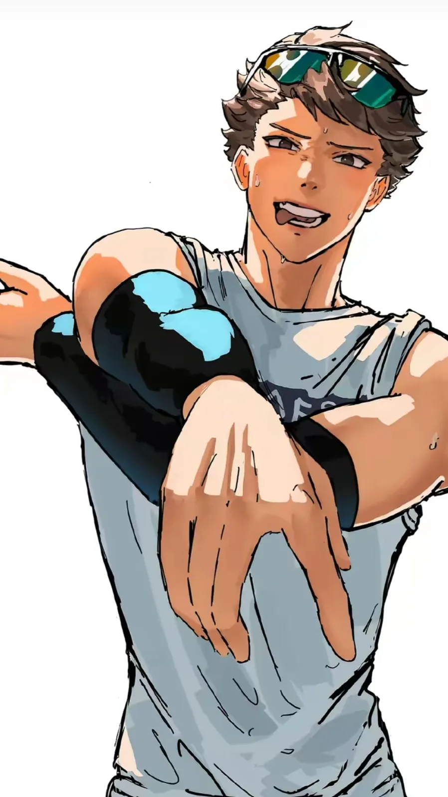 ai character: Toru Oikawa background