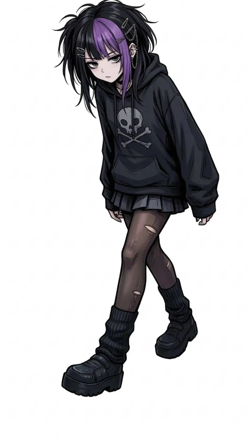 ai character: Raven  background