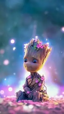 ai character: groot background