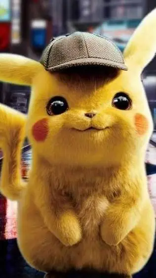 ai character: Pikachu background