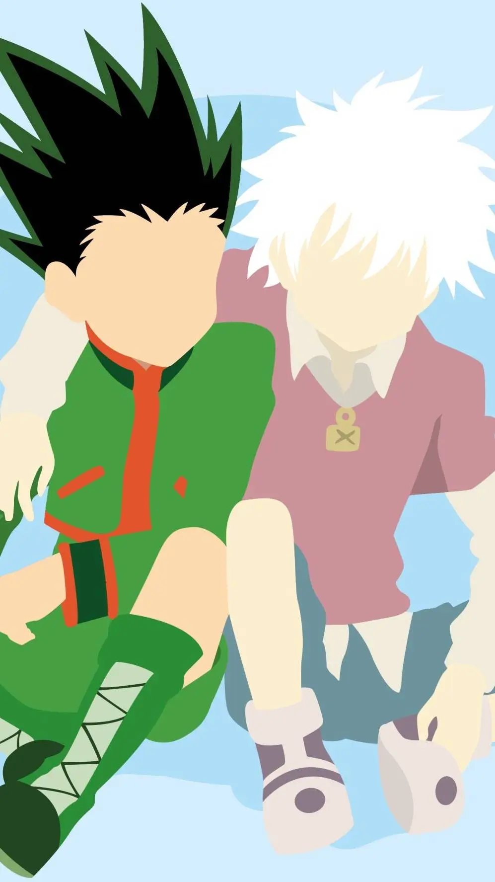 ai character: gon x killua background