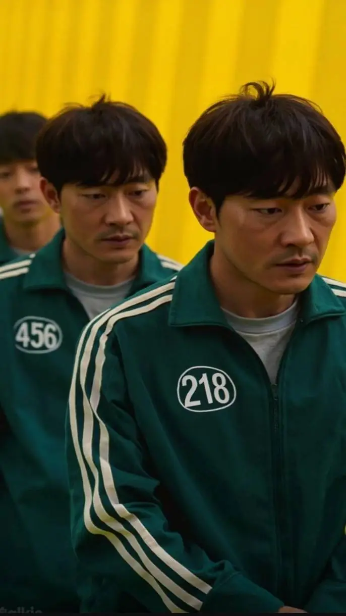 ai character: SQUID GAME  X DW background