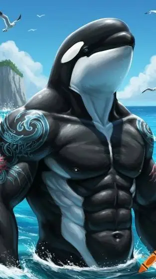 ai character: Buff orca background